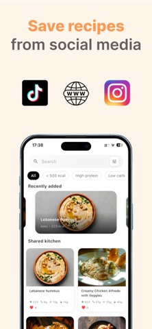 MyCookingPals - recipe import screenshot