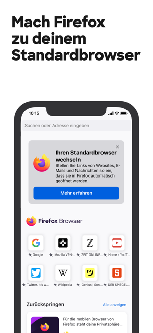 ‎Firefox: Internet Browser Screenshot