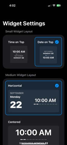 Simple Date & Time Widget Screenshot 2 of 3