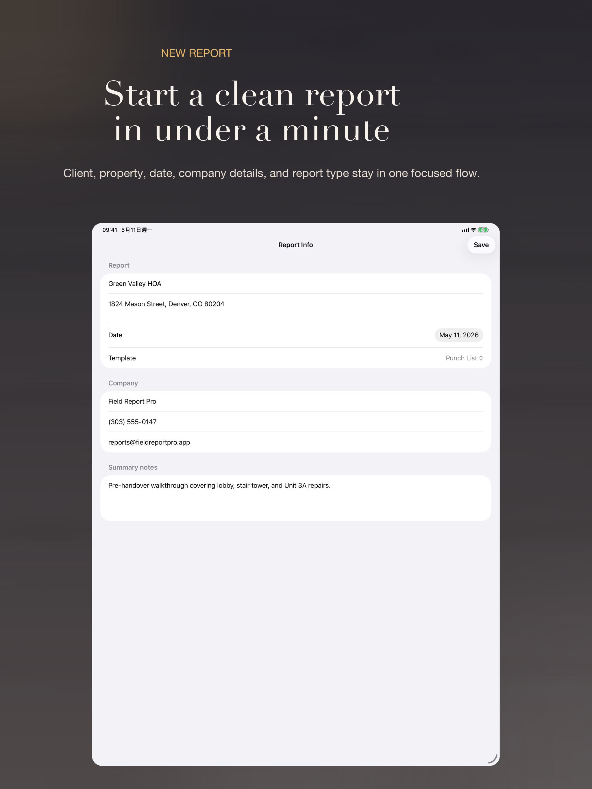 Field Report Pro: Photo PDF screenshot 6