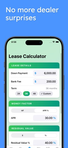 Car & Auto Payment Calculator screenshot