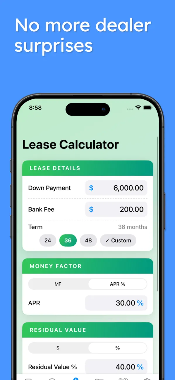 Screenshot #3 pour Car & Auto Payment Calculator