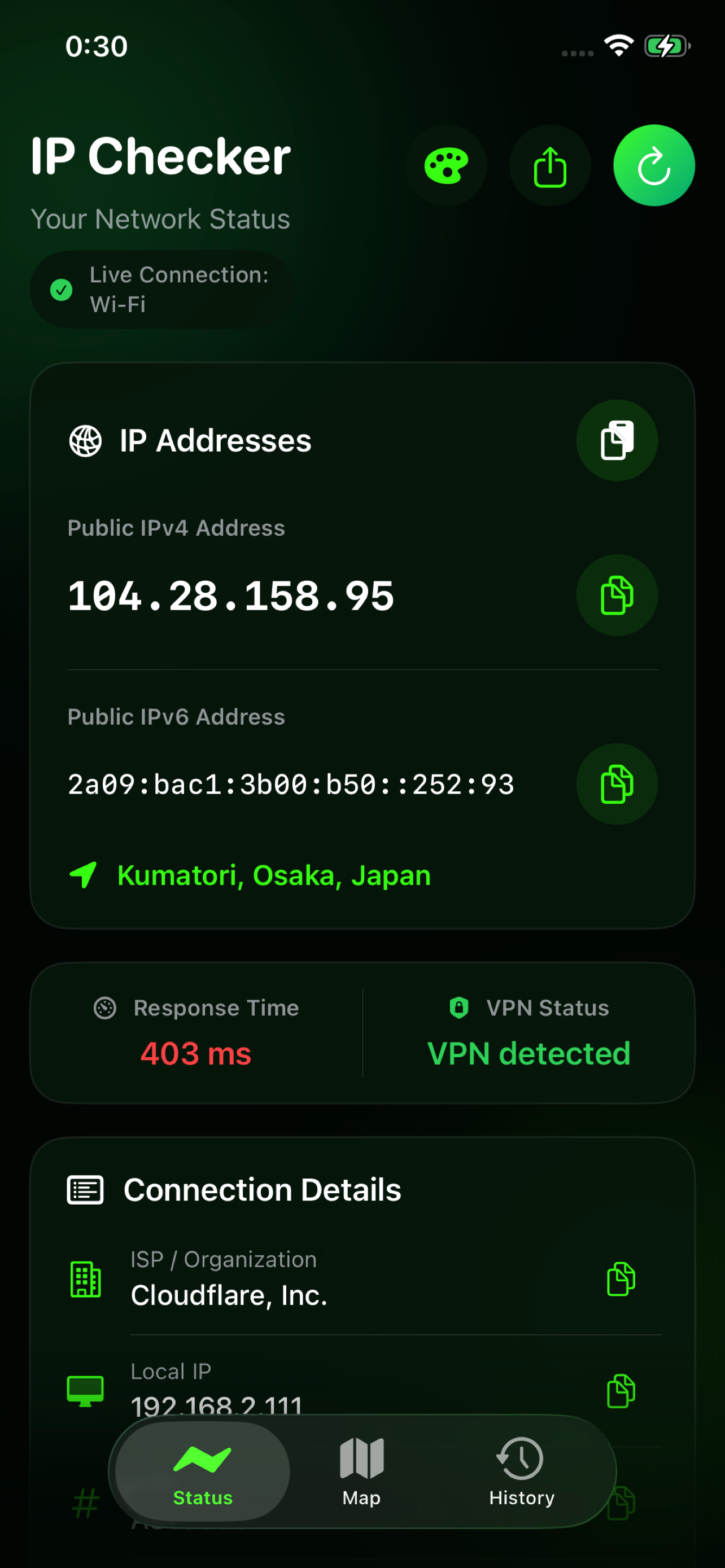 IP Checker - IPv4/v6 & Network screenshot 7