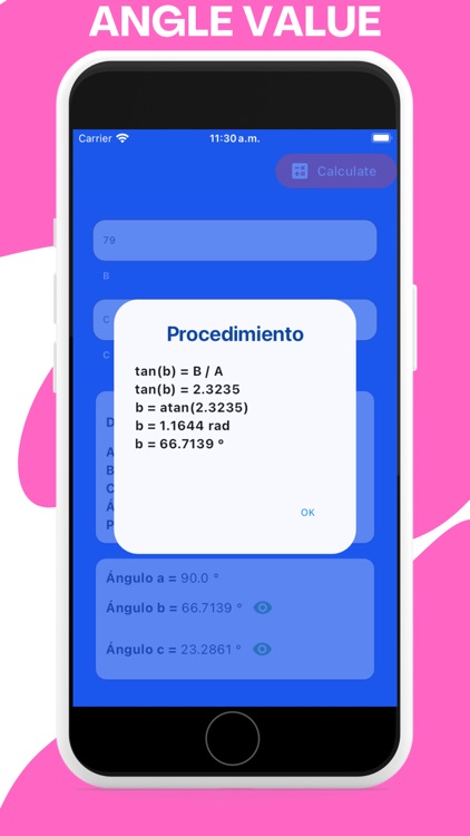 Pythagorean theorem App screenshot-3