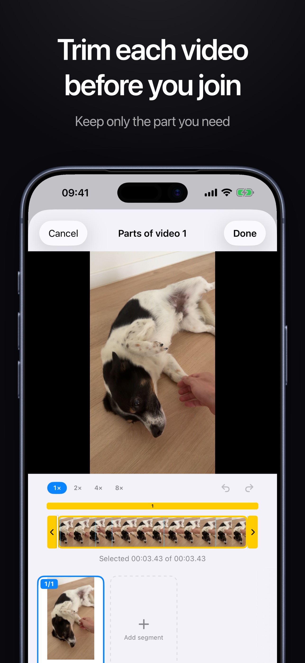 Screenshot 2 of JoinCut - Video Merge & Trim