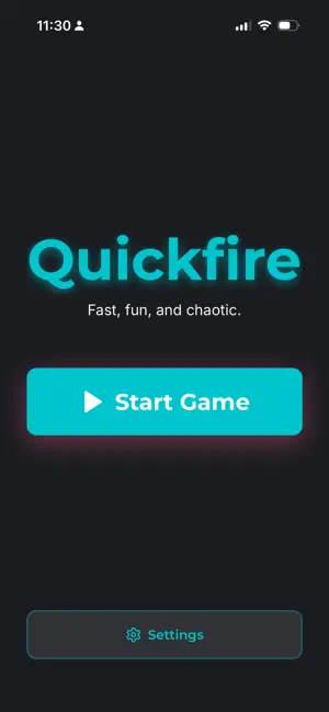 Quickfire Party Game screenshot 1