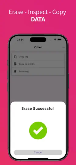 Capture d'écran de NFC Tools • sur iPhone 2