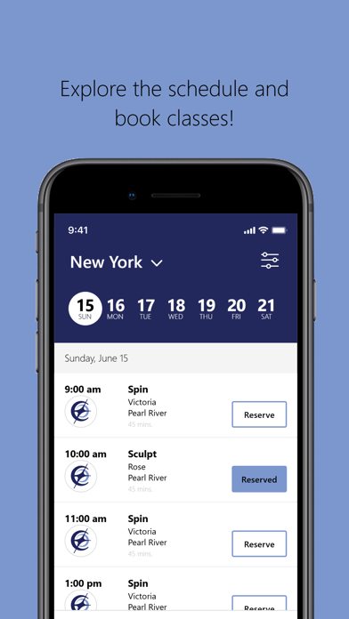 Eclipse Fitness Studios iPhone screenshot 3 - Health & Fitness app