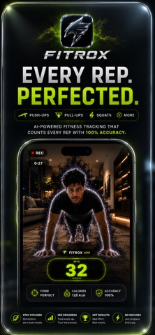 FITROX - AI Fitness Tracking iPhone screenshot