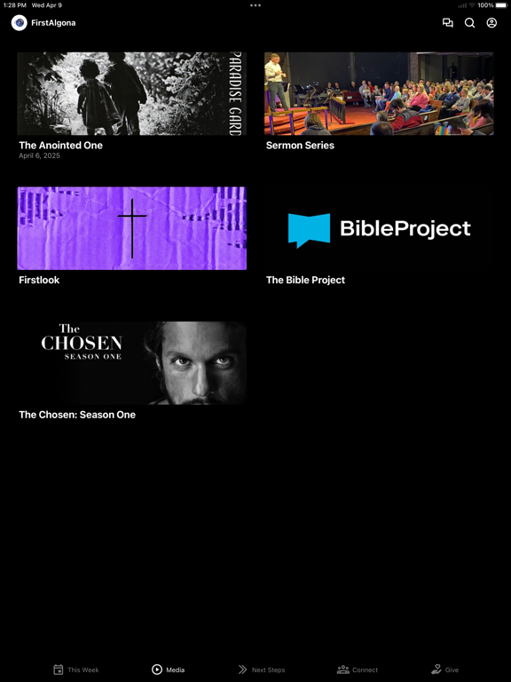 First Lutheran Algona, IA iPad screenshot 2 - Education app