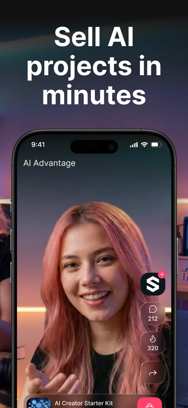 Screenshot #3 pour ReUp — Live AI Projects