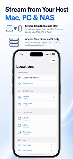 BiblioFuse Reader & Compress screenshot 1