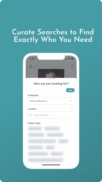 BeScene - Network and Connect Screenshot