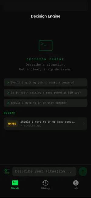Decision Engine AI screenshot 4