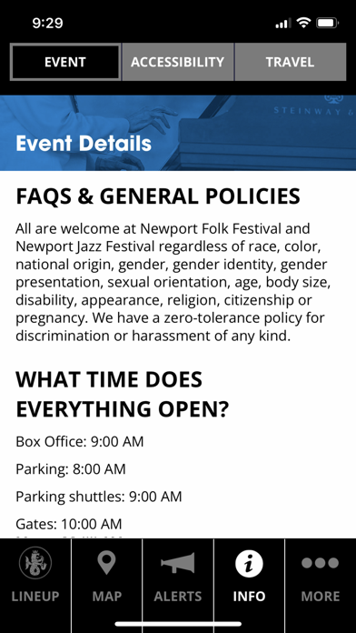 Newport Jazz Screenshot