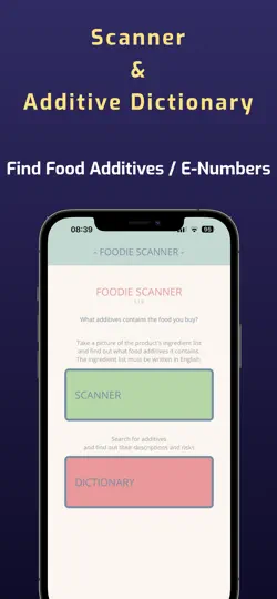 Screenshot von Foodie Scanner auf dem iPhone 3