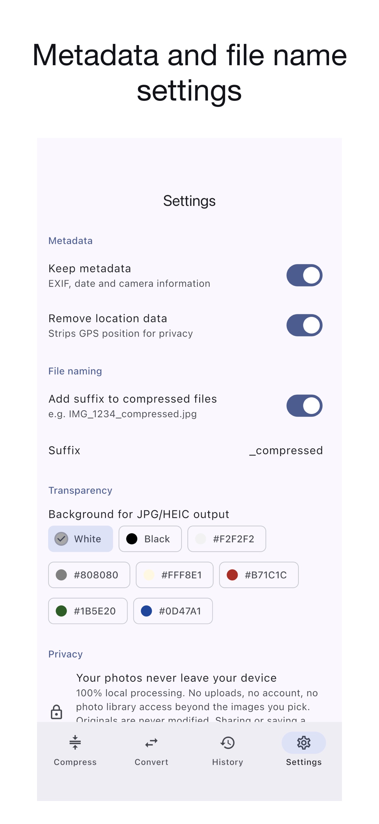 Screenshot 8 of Fast Image Compressor