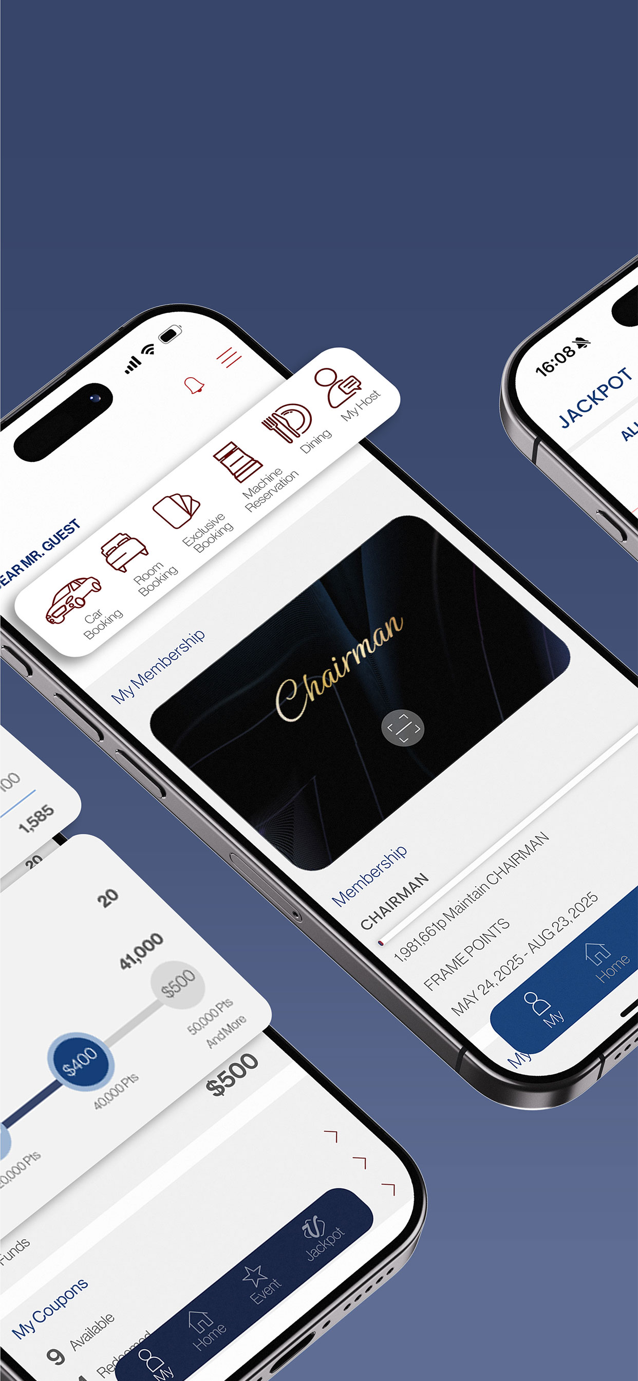 Club V e-gaming membership app screenshot 5