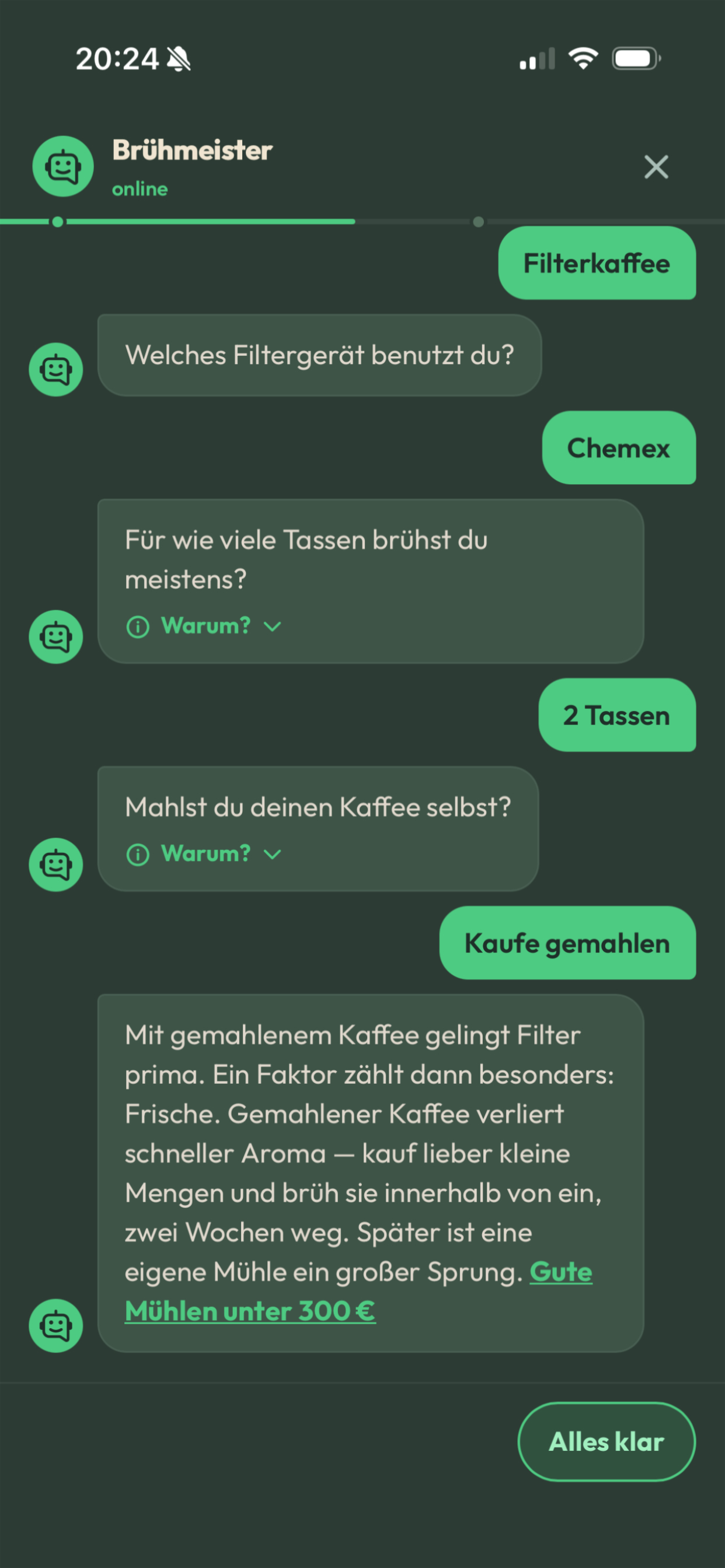 Brühmeister: Kaffee-Coach screenshot 5