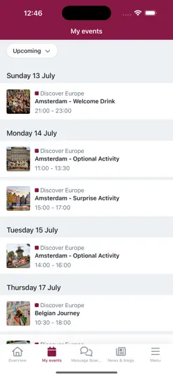Capture d'écran de Tomorrowland Global Journey sur iPhone 2