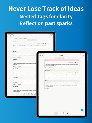Idea Notes - Quick Capture iPad screenshot