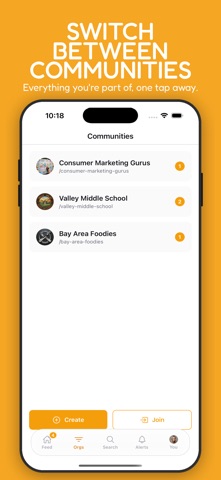 Yip Yap: Chat for Communities iPhone screenshot
