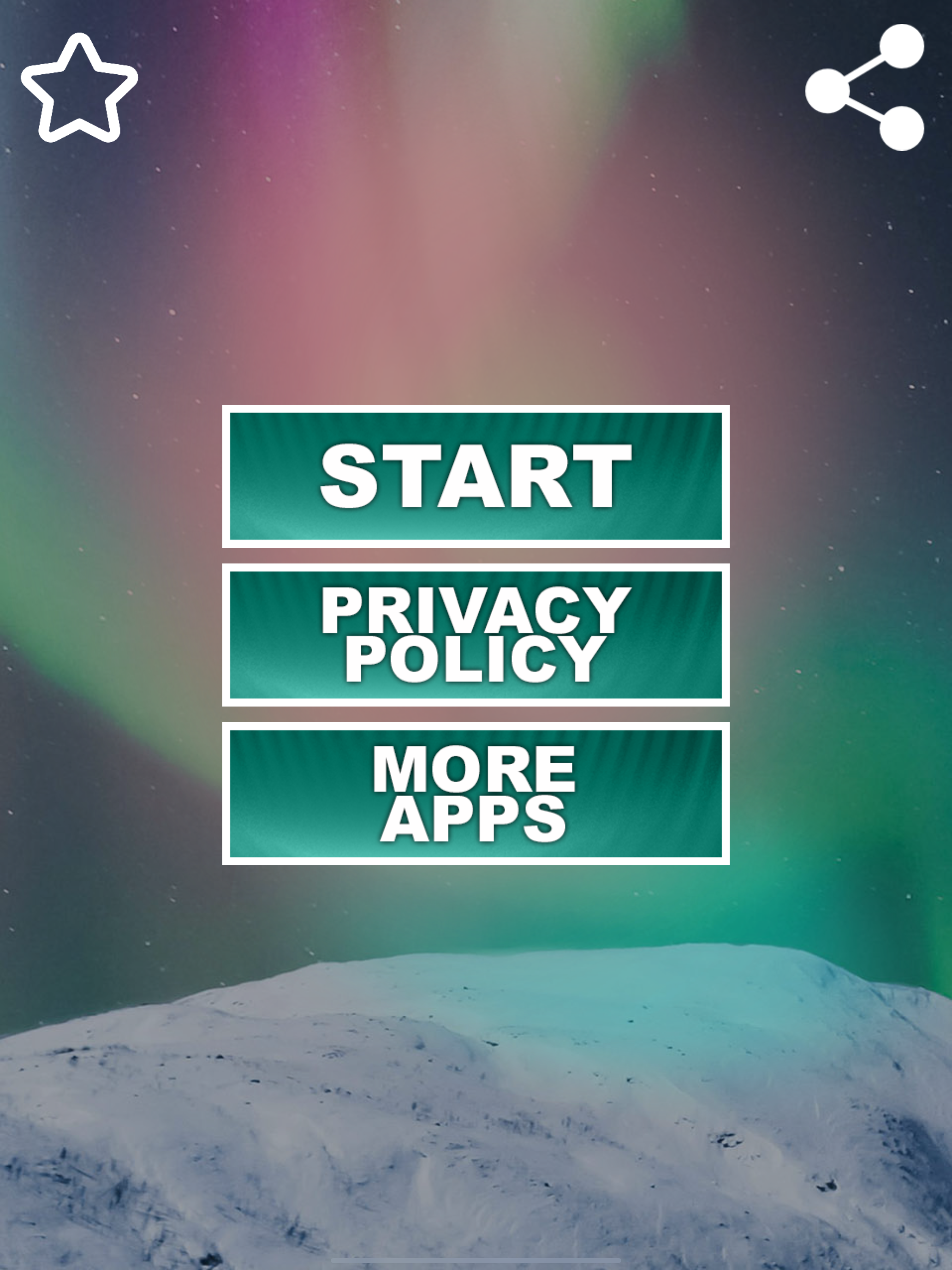 Northern lights simulator