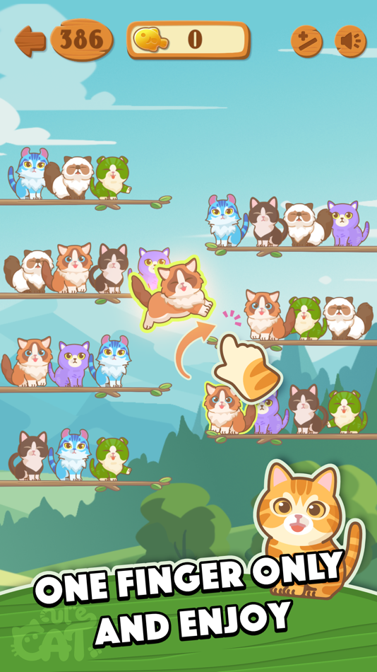 #4. Cat Puzzle Sort (iOS) By: mei lien lin