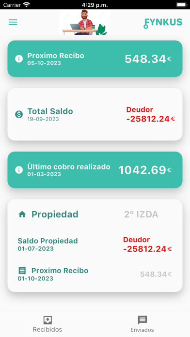 Fynkus administración fincas Screenshot