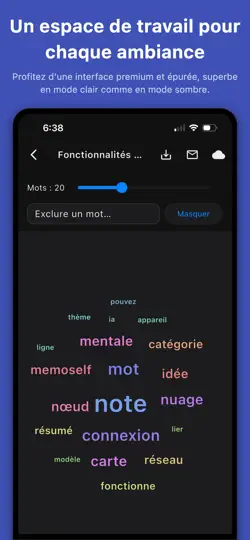 Capture d'écran de Memoself: Visuel & IA Insights sur iPhone 5