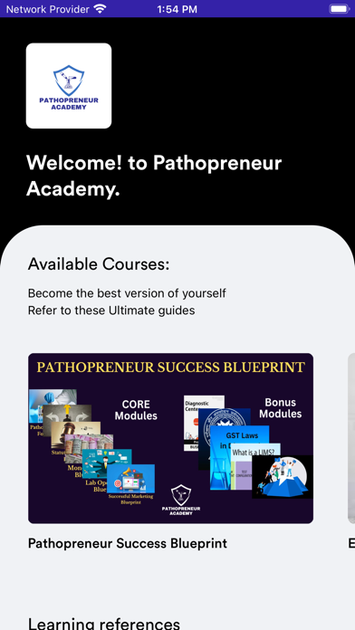 Pathopreneur Academy Screenshot