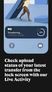 wetransfer: transfer files iphone screenshot 2