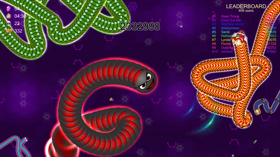 #3. Worm.io - Snake & Worm IO Game (iOS) 来自: Quyen Doan