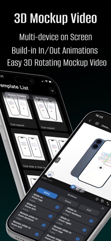 MotMark - 3D Mockup Video iPhone screenshot