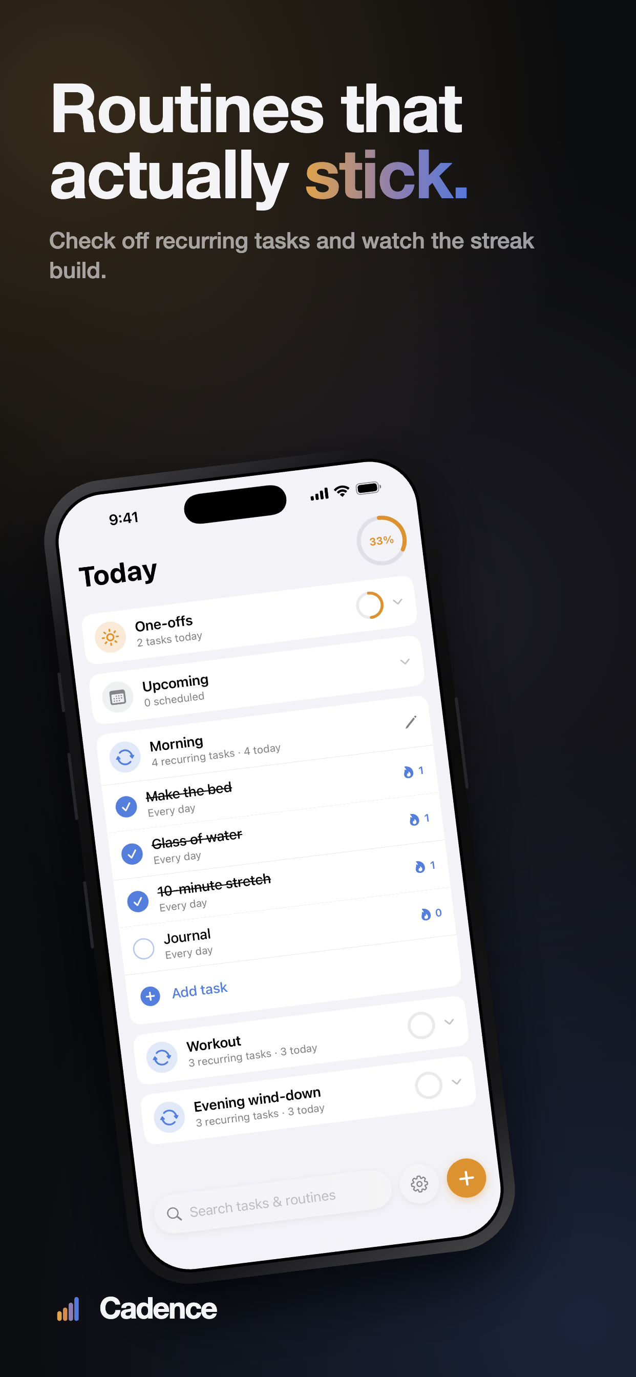 Cadence - Habit Tracking screenshot 4