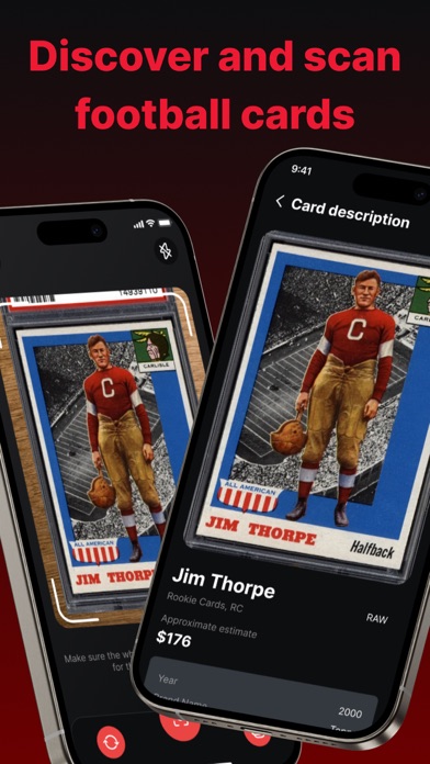 Football Card Scanner & Value Screenshot