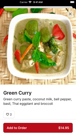 Tasty Thai To Go iPhone screenshot 4 - Food & Drink app