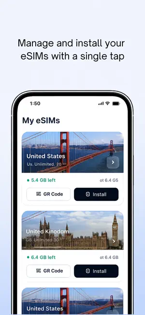 Airvoy eSIM screenshot 2