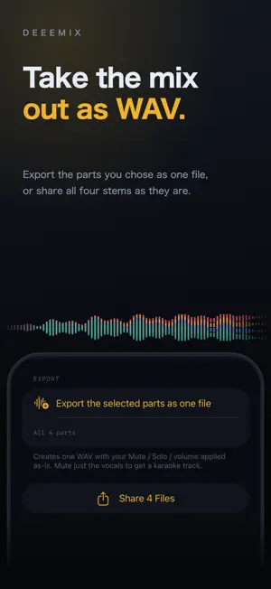 DeeeMix: Vocal Remover & Stems screenshot 3