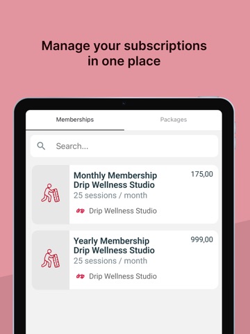 Drip Wellness iPad screenshot
