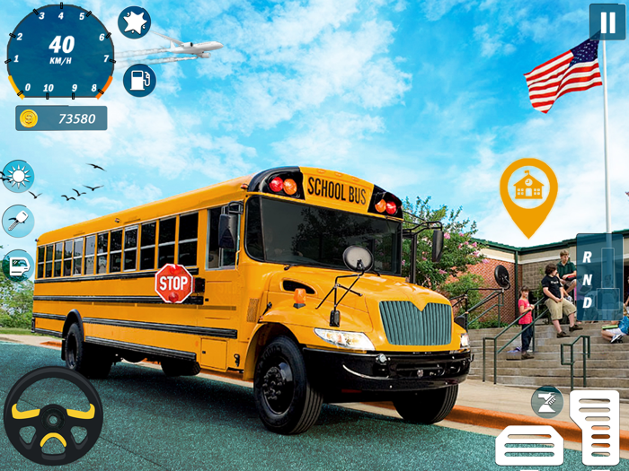 School Bus Driving Game 3D