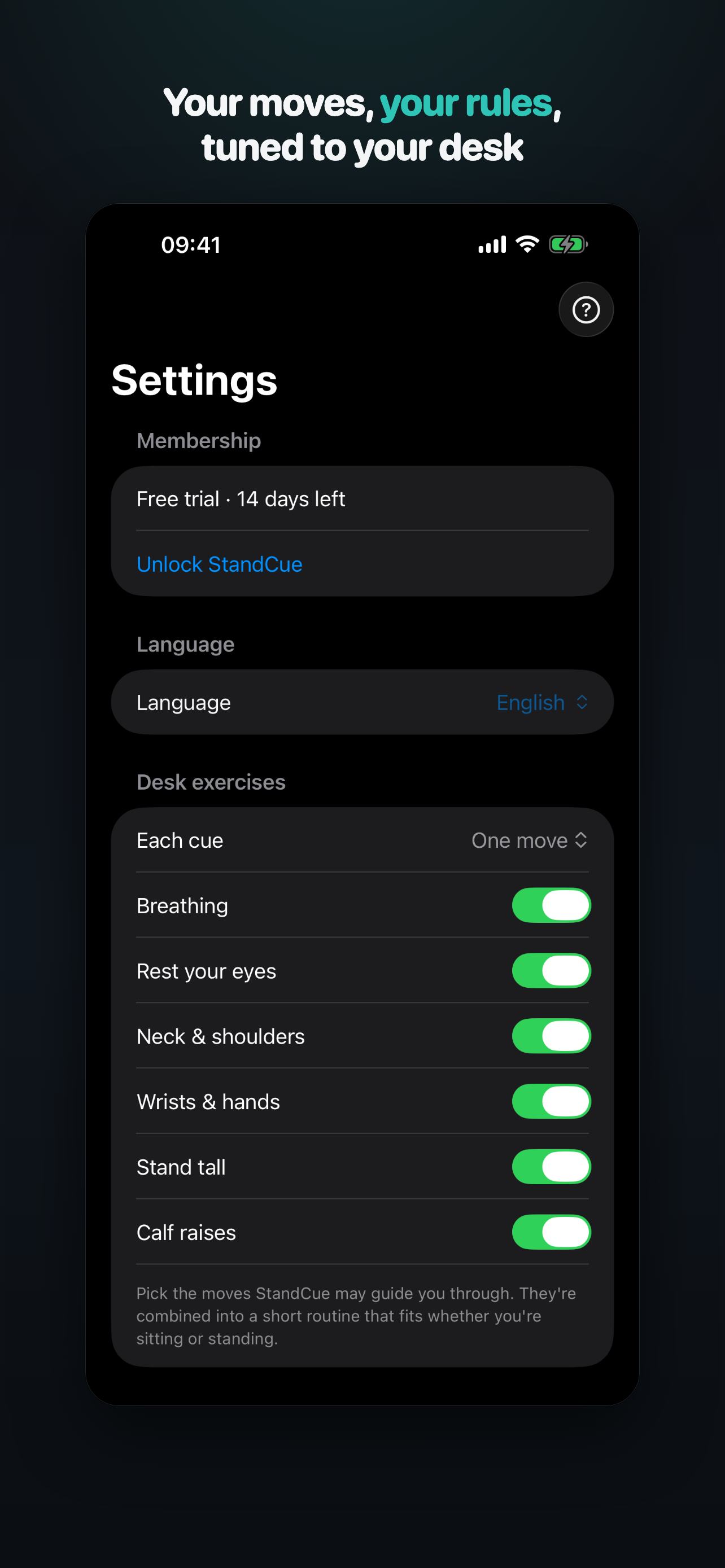 StandCue: Stand Reminder screenshot 5