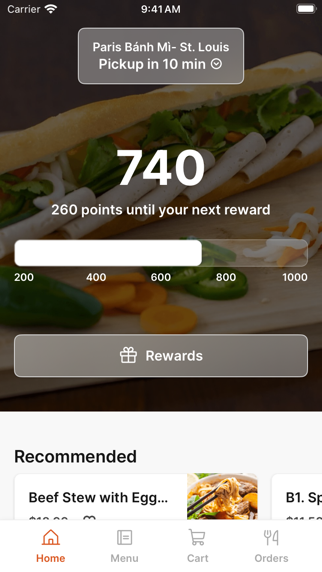 Paris Bánh Mì- St. Louis app screenshot