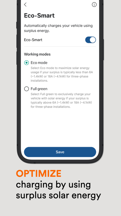 Generac EV Charging Screenshot