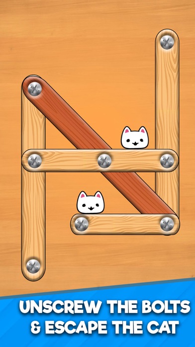 Nuts & Bolts Cat Escape Puzzle Screenshot