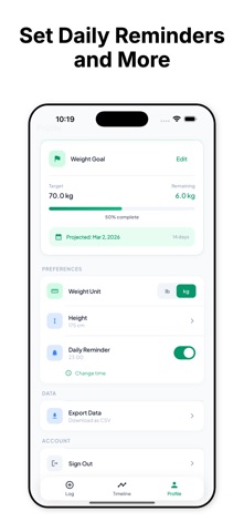 Weightica Weight Tracker Screenshot 4 of 4