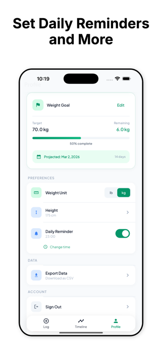 Weightica Weight Tracker Screenshot 4 of 4