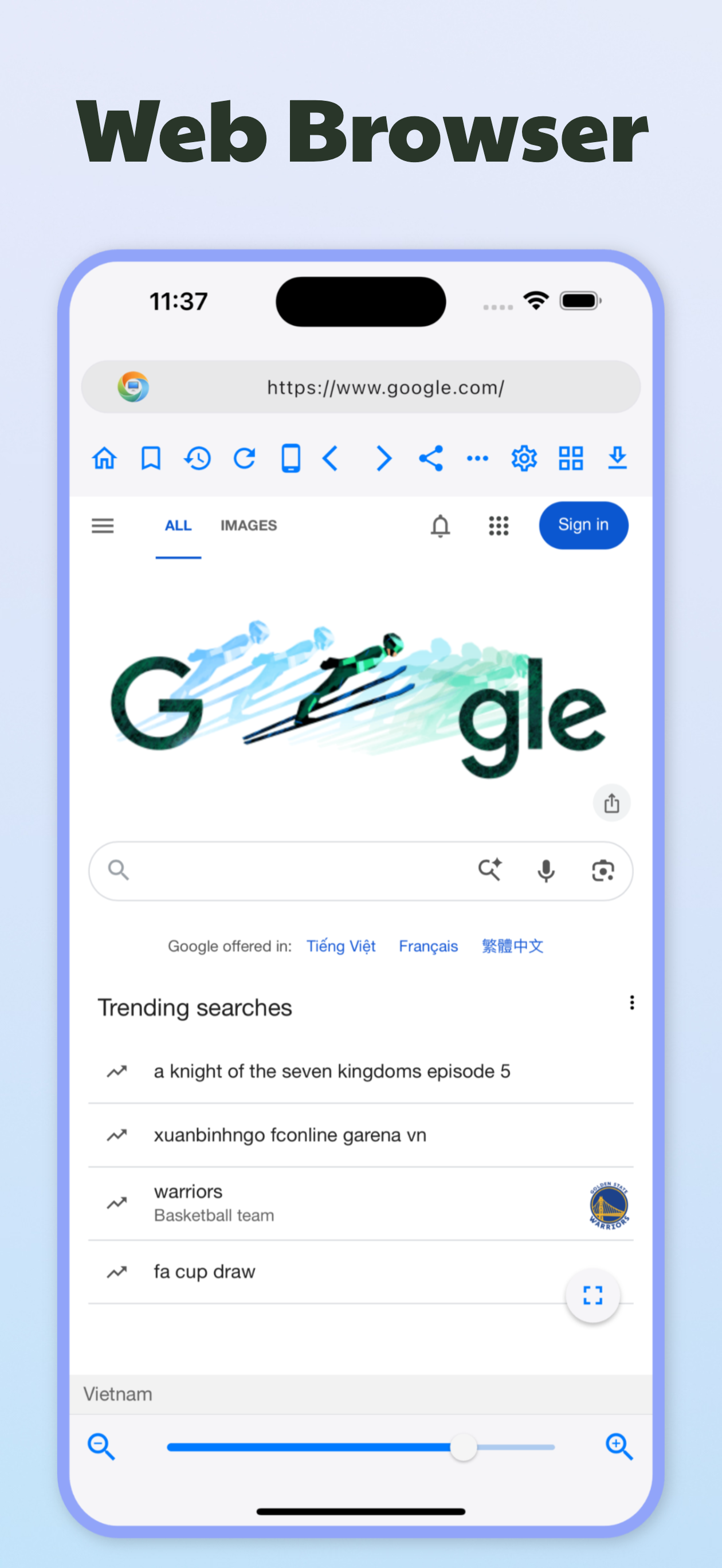 Desktop Browser - View Desktop