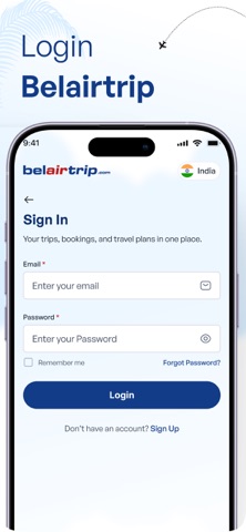 Belairtrip screenshot