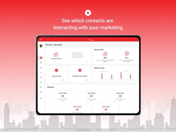 The Agency CRM iPad screenshot